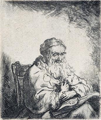 JAN GEORG VAN VLIET (after Rembrandt) Lot and his Daughters